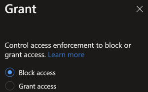 Block Access