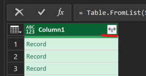 Power Query > Expand Column